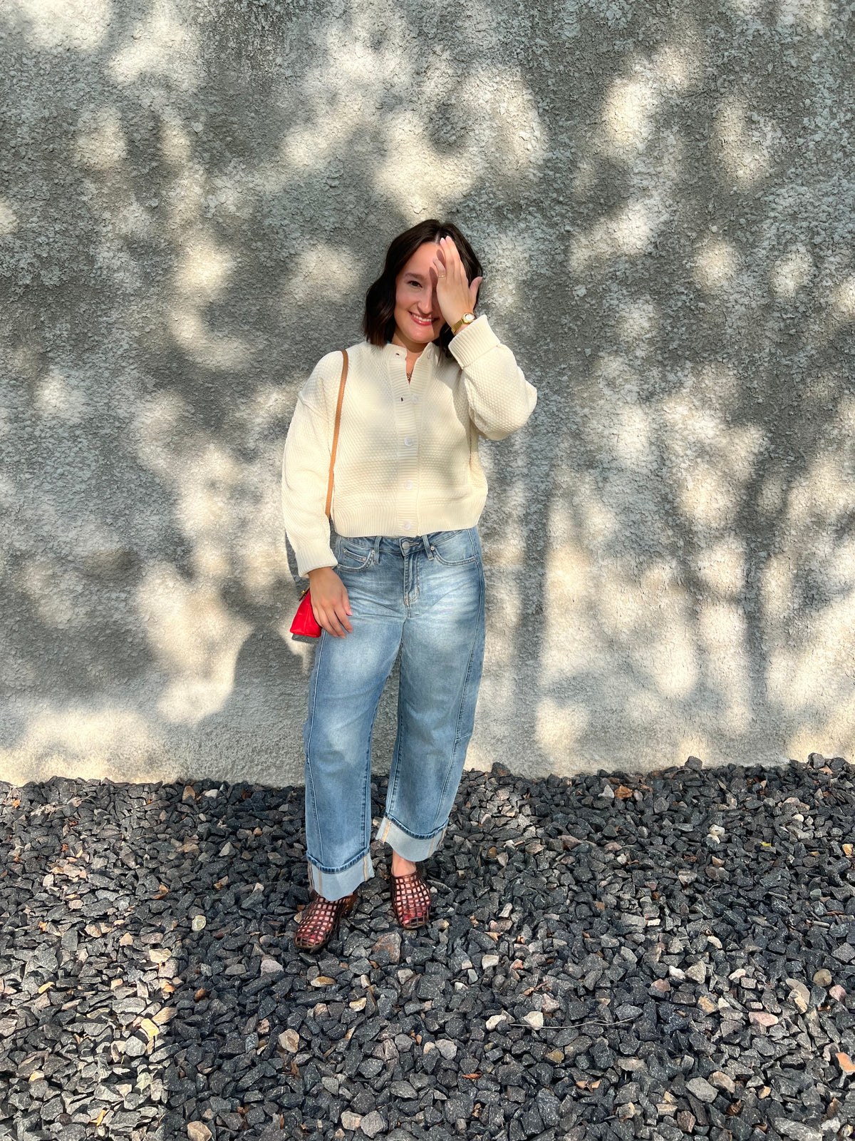 CREAM CARDI