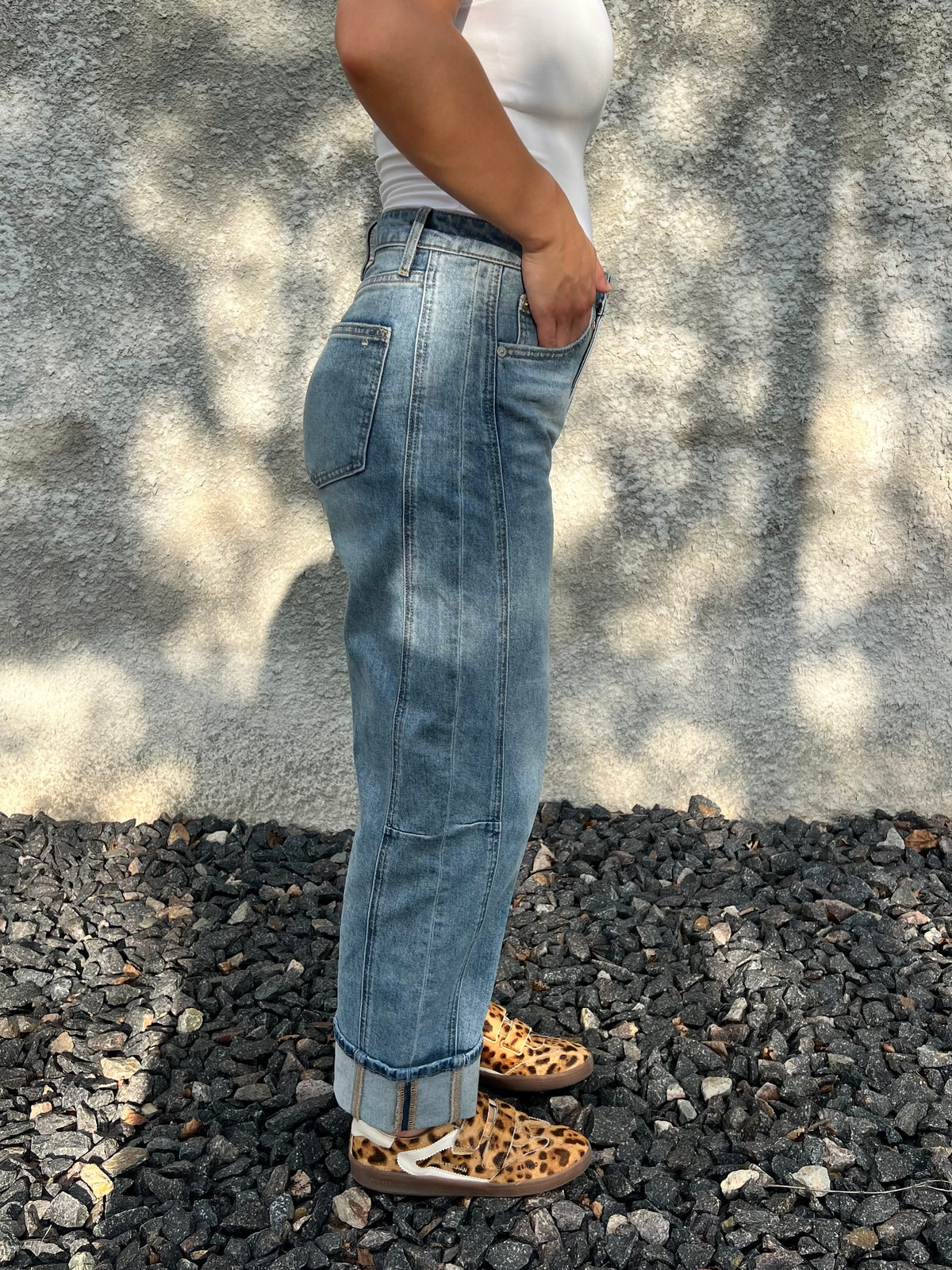 MICA BARREL JEANS