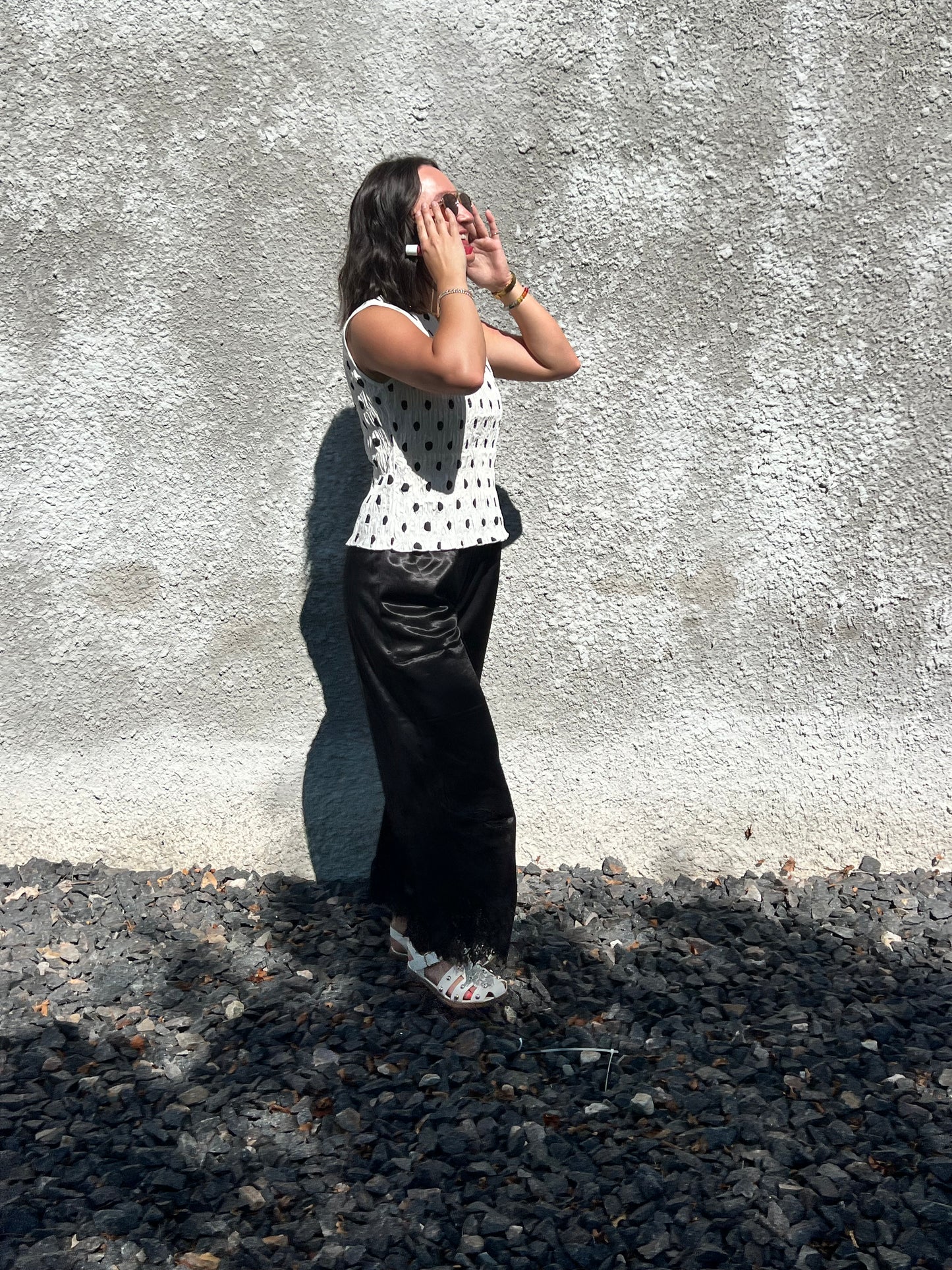 Satin Lace Pant